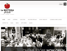 Tablet Screenshot of labottega.ca